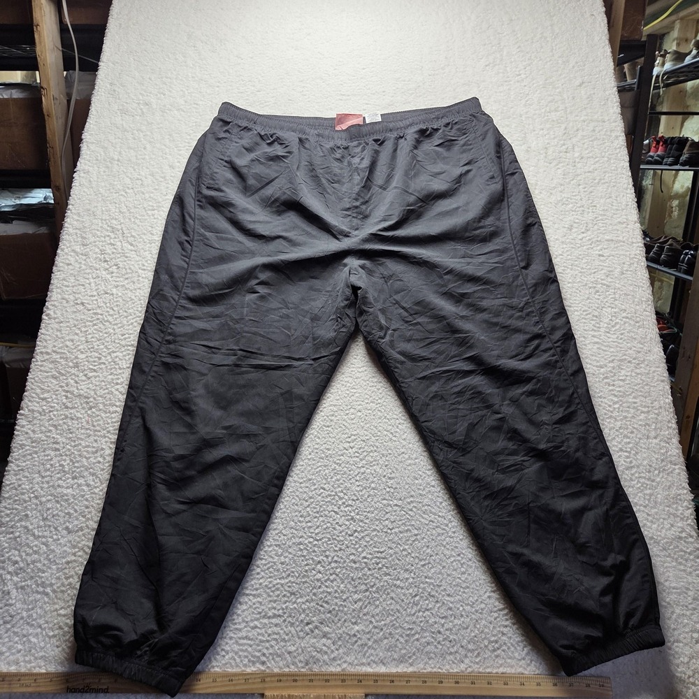 Simply For Sports Pants Mens 4XL Black Track Elastic Waist Pockets Big Tall